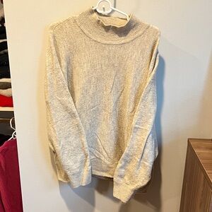 H&M Soft Cream Turtleneck Sweater